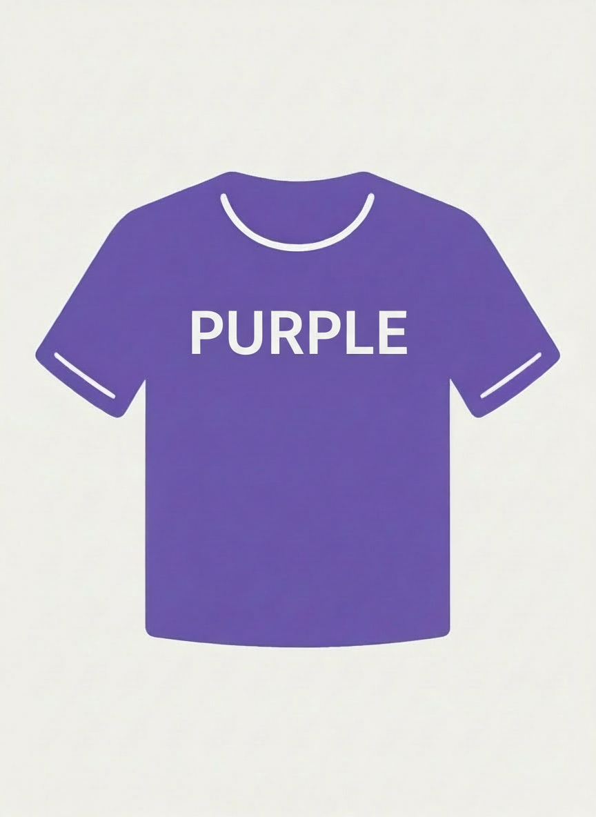 Lavender Printed T-Shirts