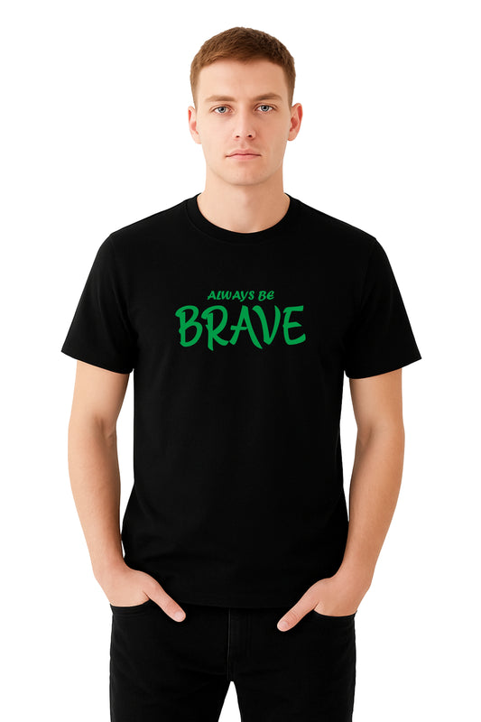 Brave Printed T-Shirt Premium 100% Cotton Bio Wash