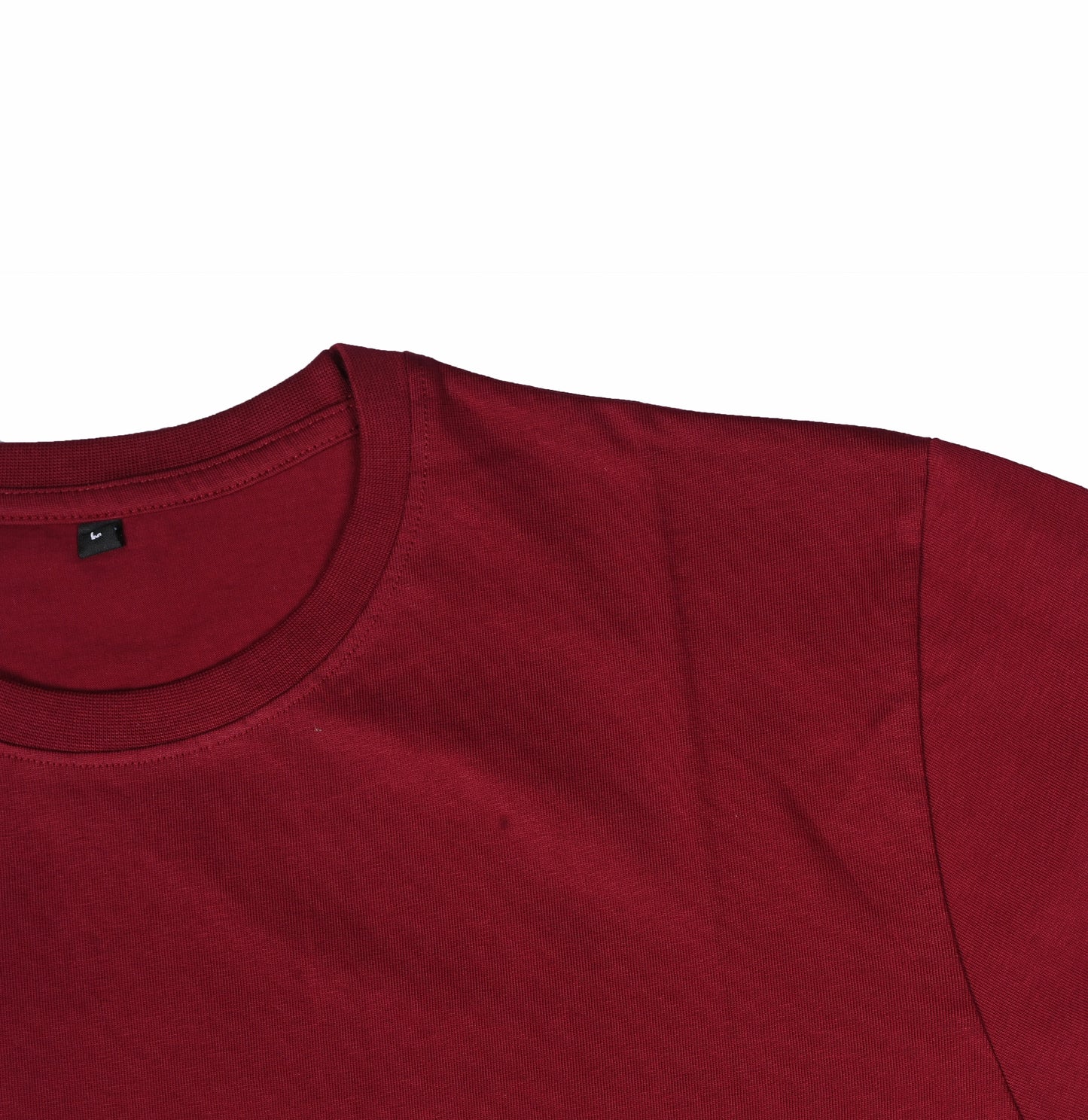 Maroon Plain Half Sleeve T-Shirt